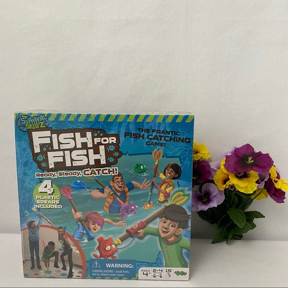 Survival Skillz Fish for Fish Ready, Steady, Catch! fish catching game, NWT - Picture 1 of 5